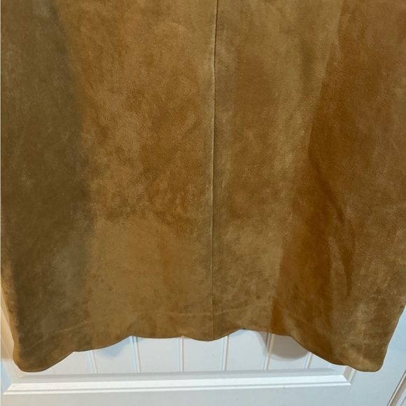 Anne Klein Tan Faux Suede Sheath Dress - Picture 7 of 7